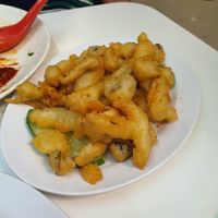 Fried enoki tempura at Green Bliss Habitat 綠福苑 - Fortune Centre in Central Singapore
