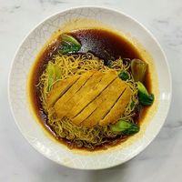 Vegetarian chicken cutlet noodles at Green Bliss Habitat 綠福苑 - Fortune Centre in Central Singapore