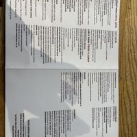 Menu (VEA is vegan option)  at The Narrowbar Cafe in Penrith