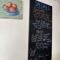 Specials board Apr 25  at The Narrowbar Cafe in Penrith