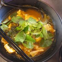 Kimchi noodles at Vegan Life in Perak