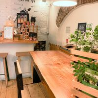 Inside the restaurant  at Aromaticus in Rome