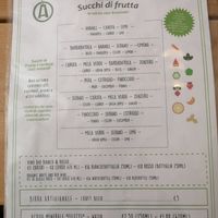 Juices at Aromaticus in Rome
