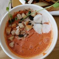 Gazpacho at Aromaticus in Rome