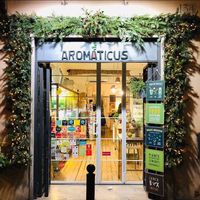 Veggie burgers, juices, salads, veggie burrito's at Aromaticus in Rome