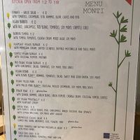Menu (July 2023) at Aromaticus in Rome