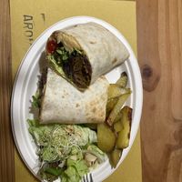 Kebab wrap  at Aromaticus in Rome