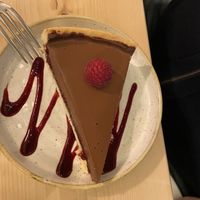 Crostata cioccolato e lamponi  at Aromaticus in Rome