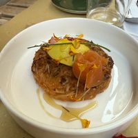 Kimchi pancankes  at Aromaticus in Rome