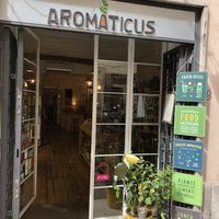 Vegetarian cafe at Aromaticus in Rome