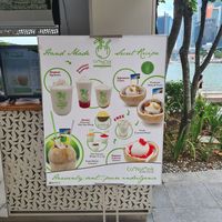 Ice cream menu at Co+Nut+Ink - Esplanade in Central Singapore