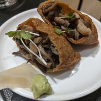 Mushroom and tofu sushi at Sunda in Nashville