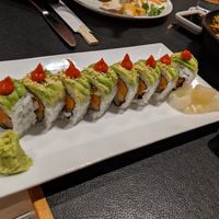 Sweet potato sushi roll at Sunda in Nashville