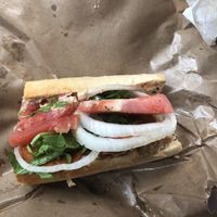 Classic Italian—promise there is seitan under the veggies! at The BE-Hive in Nashville