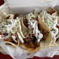Buffalo chxn tacos! at The BE-Hive in Nashville