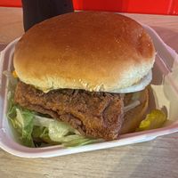 Big chick sandwichh  at The BE-Hive in Nashville