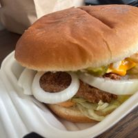 Chicken sandwich at The BE-Hive in Nashville