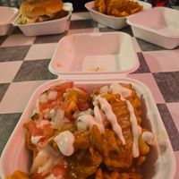 Cheese fries at The BE-Hive in Nashville