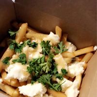 Deli day special: poutine  at The BE-Hive in Nashville