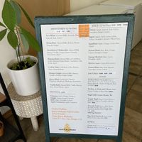 menu! mostly vegan besides honey or protein  #Veganuary at Juice Alchemy in San Diego