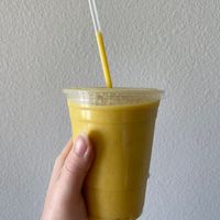mango ginger   at Juice Alchemy in San Diego