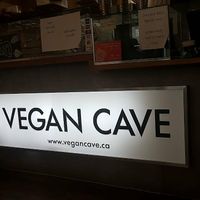 Vegan cave at Vegan Cave Tanoor Pizza in Vancouver