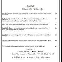 Menu! at Fuzzy Wombat's Kitchen in Port Noarlunga