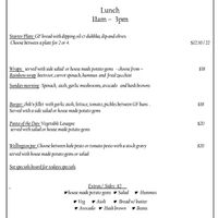 Menu! at Fuzzy Wombat's Kitchen in Port Noarlunga