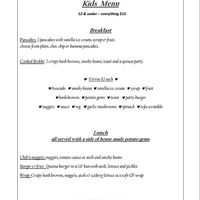 Menu!  at Fuzzy Wombat's Kitchen in Port Noarlunga