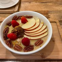 Apple Pie Porridge (also hot if requested)  at Bohl in Barcelona