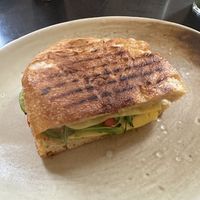 Vegan panini  at Bohl in Barcelona