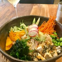 Wannabe sushi bowl   at Bohl in Barcelona