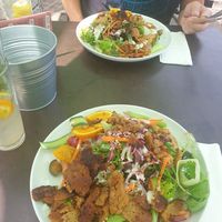 Seitan salad at Hermann in Freiburg