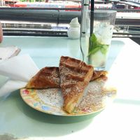 Vegan Waffle cinnamon and sugar at Hermann in Freiburg
