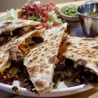 Fully loaded quesadilla.   at Next Level Veggie Grill - UCLA Ackerman Union in West Los Angeles