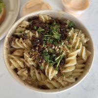 truffle mac and cheese   at Next Level Veggie Grill - UCLA Ackerman Union in West Los Angeles