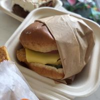 crispy chicken with cheese   at Next Level Veggie Grill - UCLA Ackerman Union in West Los Angeles