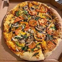 Nice thin crust pizza  at Domino's Pizza - AJ Ernststraat in Amsterdam