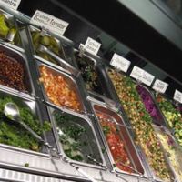 Amsterdam Falafelshop, Washington, DC - Falafel bar at Amsterdam Falafelshop - Adams Morgan in Washington