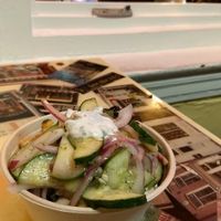 Big falafel bowl at Amsterdam Falafelshop - Adams Morgan in Washington