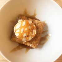 Peanut butter brownie bowl 👌🏼 at Cafe Thrive in Bournemouth