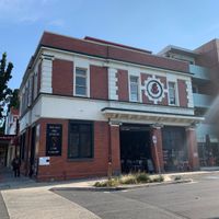 Frontage  at The Old Fire Station Cafe Gallery in Preston
