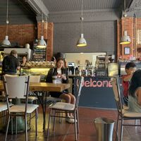 Inside at The Old Fire Station Cafe Gallery in Preston