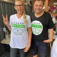 Travel safely and have a fun day with Ginger and Bassam  at Vegan For A Day Tours in Melbourne