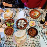 Wide range of the offerings in Hummus at Hummus in Edinburgh