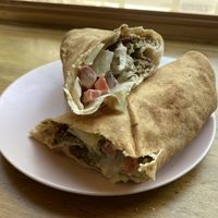 Falafel Wrap at Hummus in Edinburgh