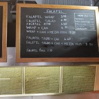 Falafel at Hummus in Edinburgh