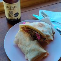 Wrap at Hummus in Edinburgh