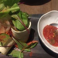 Vegan avocado tortilla they can make it without shrimps  at Borderless Kitchen Future in Otsu