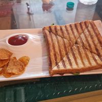 Pesto vegetable cheese 🥪 at Kokum Bistro in Jaipur